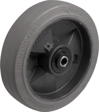 Колесо з гумовим протектором і посиленим поліамідним диском для великих навантажень RG-серія