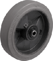 Колесо з гумовим протектором і посиленим поліамідним диском для великих навантажень RG-серія 