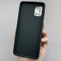 Чохол для Samsung Galaxy A31 шкіряний матовий чохол із захистом камери на телефон самсунг а31 чорний u9h, фото 6