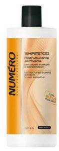 NUMERO Шампунь для відновлення структури волосся з екстрактом вівса 1000 мл (2899) (шт.), фото 2