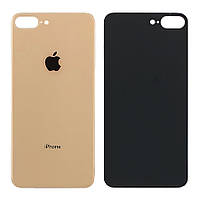 Задняя крышка Apple iPhone 8 Plus золотистая оригинал Китай с большим отверстием