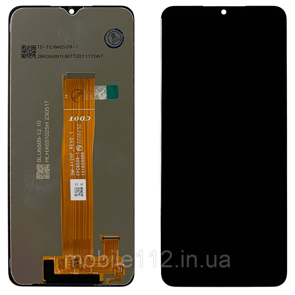 Екран (дисплей) Samsung Galaxy A02 A022F, M12 M127F, A12 A125F, A12s A127F з тачскріном SM-A125F_REV0.1 оригінал Китай