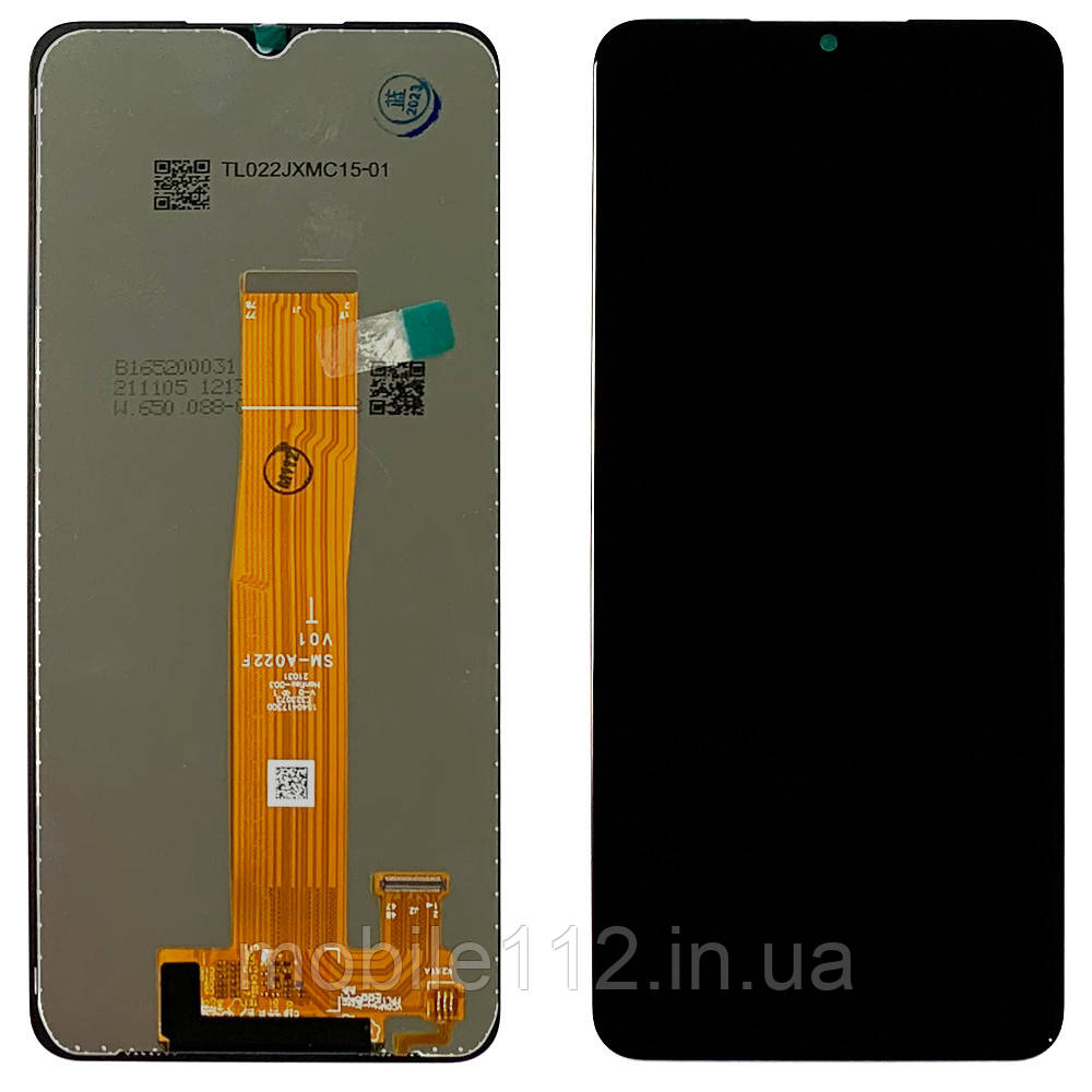 Екран (дисплей) Samsung Galaxy A02 A022F, M12 M127F, A12 A125F, A12s A127F з тачскріном SM-A022F V01 оригінал Китай