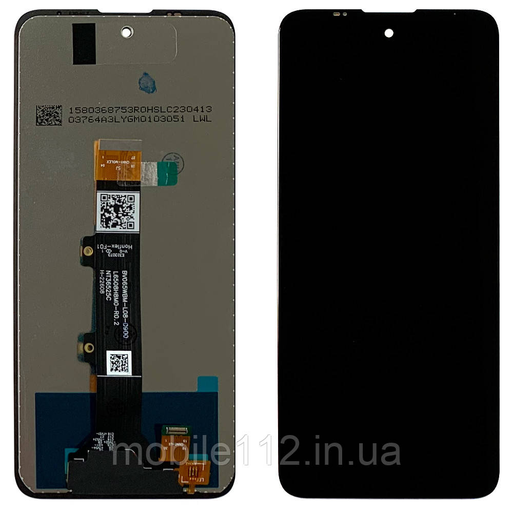 Екран (дисплей) Motorola Moto E40 XT2159, Moto E30 XT2158-6 з тачскріном чорний