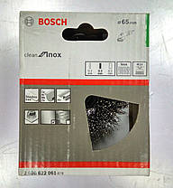 Чашкова щітка з неіржавкої сталі Bosch 65 x 0.3 мм. М14, фото 2
