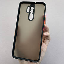 Чохол для Xiaomi Redmi 9 чохол Totu з кольоровими кнопками на телефон сяомі редмі 9 чорний tcb, фото 6