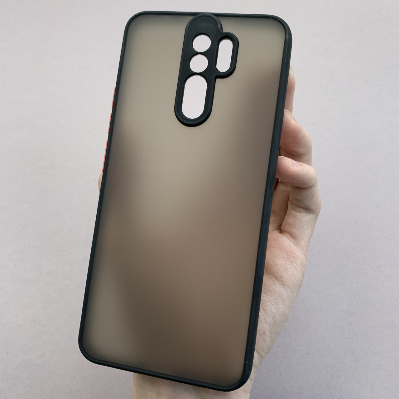 Чохол для Xiaomi Redmi 9 чохол Totu з кольоровими кнопками на телефон сяомі редмі 9 чорний tcb