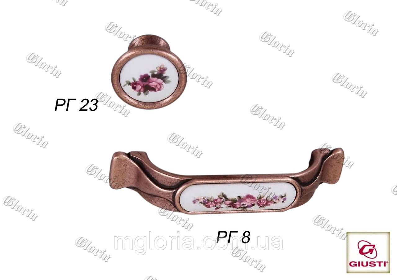 Ручки меблеві РГ-8, РГ-23