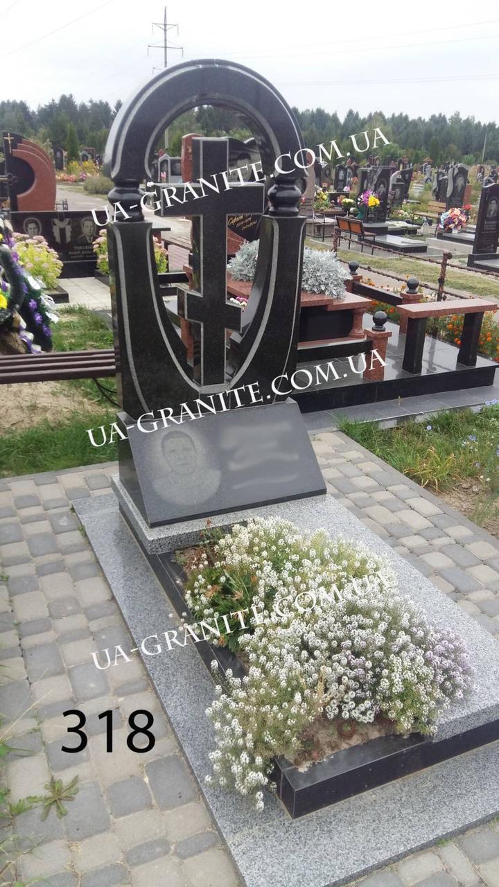 Пам'ятник з аркою із граніту 1000*2000