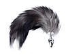 Анальна пробка (розмір S) з хвостом Boss Series - Fox TAIL Black XXL, фото 3