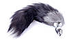 Анальна пробка (розмір S) з хвостом Boss Series - Fox TAIL Black XXL, фото 4