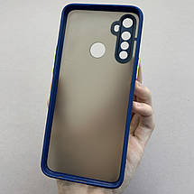 Чохол для Realme 5i чохол Totu з кольоровими кнопками на телефон реалмі 5і темно-синій tcb, фото 6