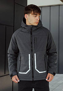 Куртка Staff cu soft shell graphite S