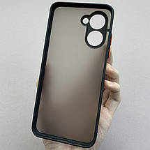 Чохол для Realme C33 чохол Totu з кольоровими кнопками на телефон реалмі с33 чорний tcb, фото 6