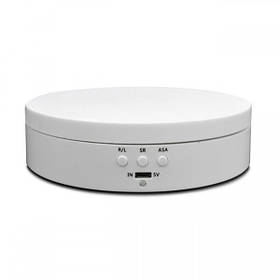 Предметний стіл поворотний білий 14 см для фотовіднімання Puluz DCA0942W