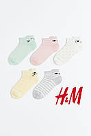Набор детские носки H&M 5 пар в упаковке