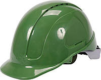 Каска для захисту голови YATO зелена з пластика ABS [30]