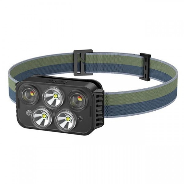 Ліхтар налобний з керуванням жестами 5x LED 1000 мА·год Puluz TBD0602857202