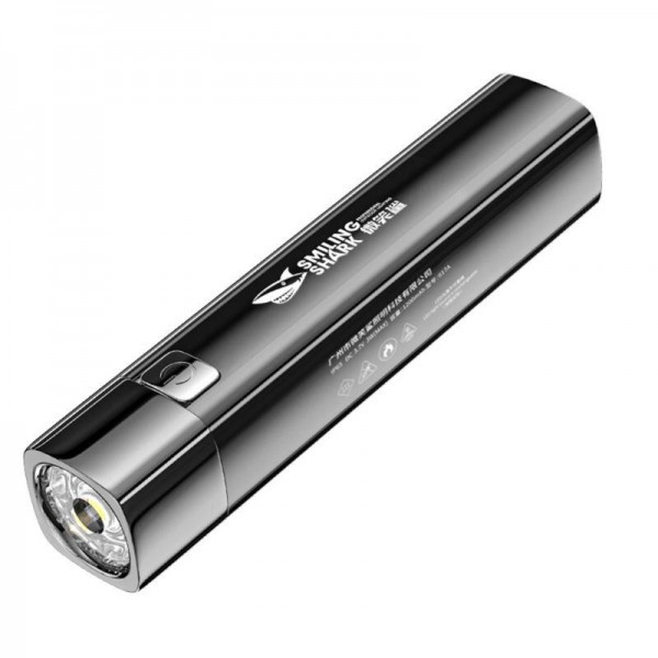 Ліхтарик LED G3 міні повербанк 1200 мА·год IP33 Smiling Shark 617A