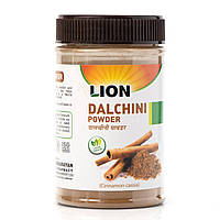 Кориця Далчині порошок, Dalchini powder Lion 80g у разі діабету, переддіабету, інсулінорезистентності