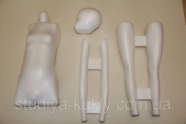 Набор полистироловых форм для изготовления шарнирных кукол - фото 1 - id-p23268753