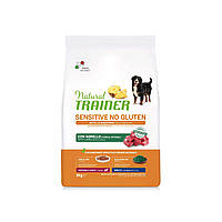 Корм сухий для дорослих собак середніх і великих порід з ягням NATURAL TRAINER DOG SENSITIVE 3 кг