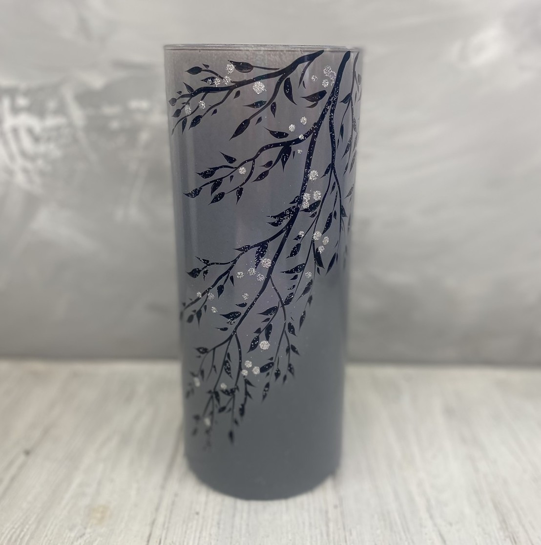Ваза сіра "Берізка" Н 265*110, фото 1