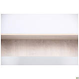 Стіл комп'ютерний Pluto (1200х600х750) Дуб Ендгрейн/Чорний графіт, ТМ Амф, фото 7