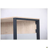 Стіл комп'ютерний Pluto (1200х600х750) Дуб Ендгрейн/Чорний графіт, ТМ Амф, фото 10