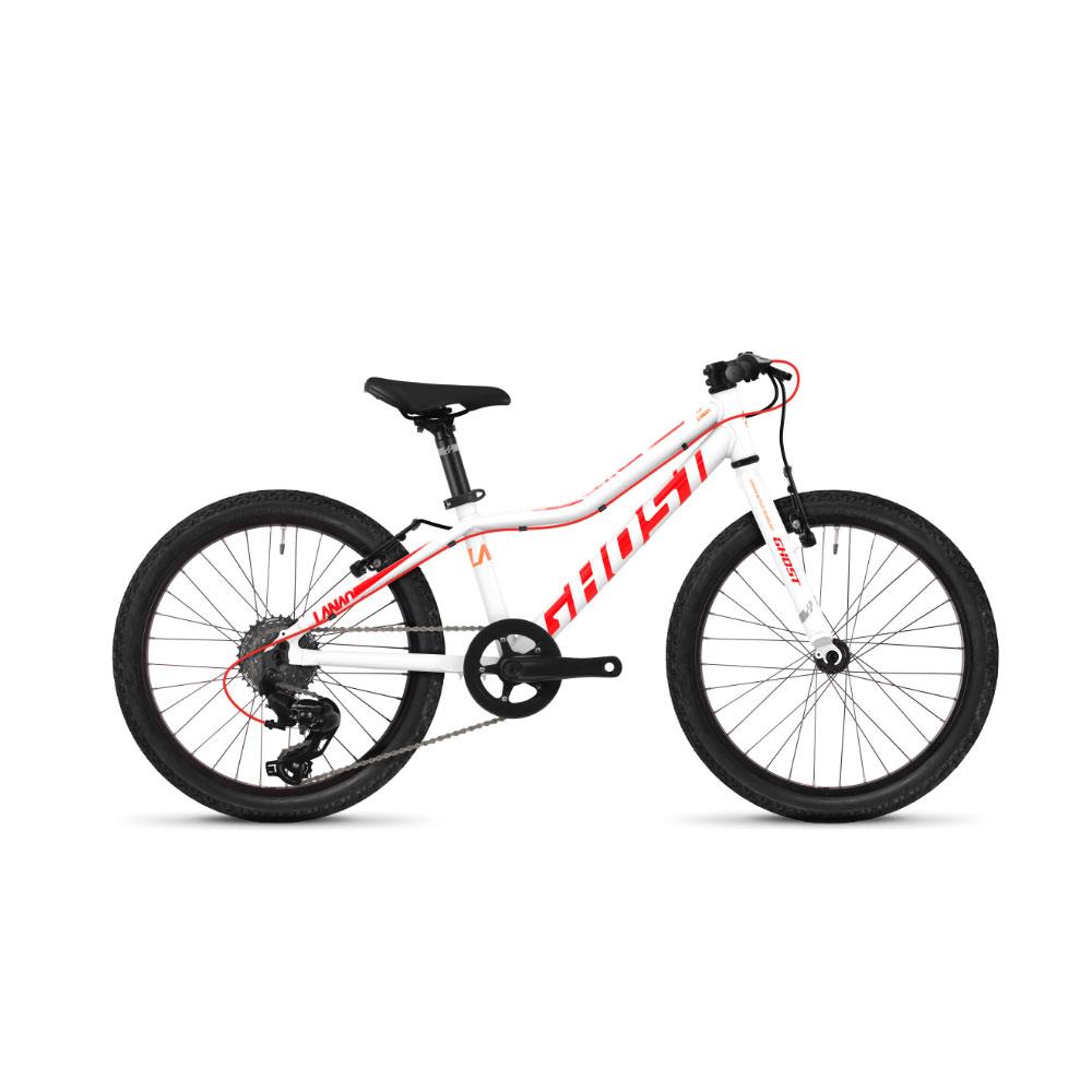 Велосипед Ghost Lanao R1.0 20", бело-красный, 2019 - фото 1 - id-p1926993712