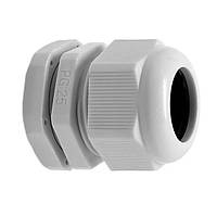 Кабельний ввід PG 25 сальник d16-21мм IP68 білий Techno Systems