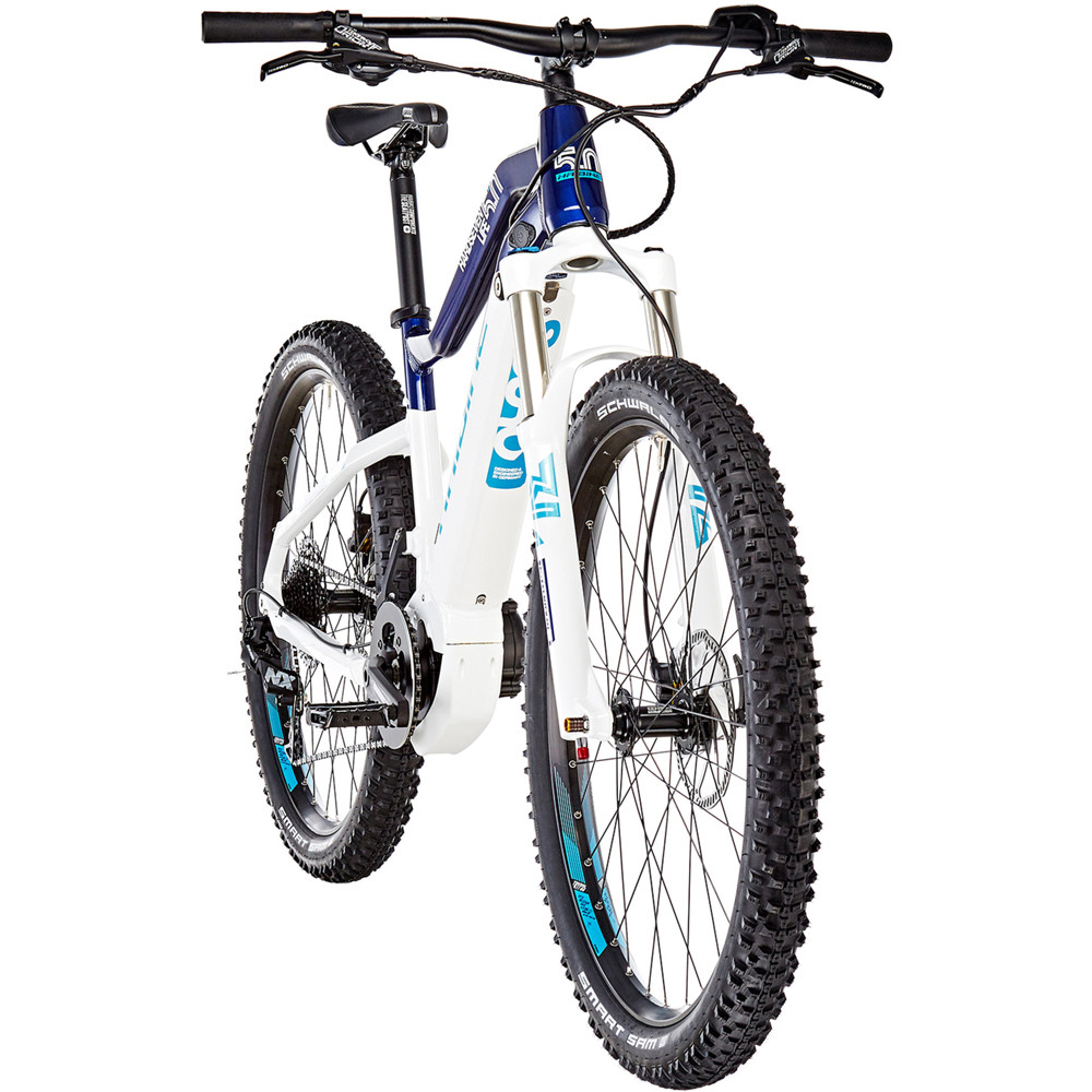 Електровелосипед Haibike SDURO HardSeven Life 5.0 500 Wh 27.5", рама S, біло-синьо-безбесний, 2019 - фото 3 - id-p1926995976