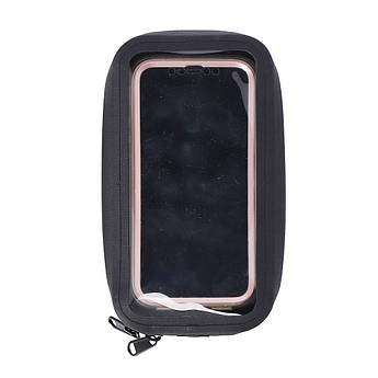 Сумка водонепроникна на кермо під телефон XLC, 18x9x4см, чорна