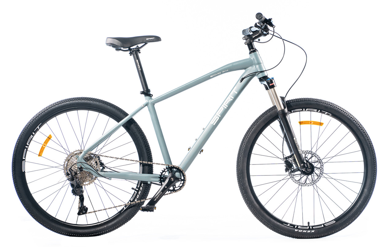 Велосипед Spirit Echo 7.4 27,5", рама M, сірий, 2021