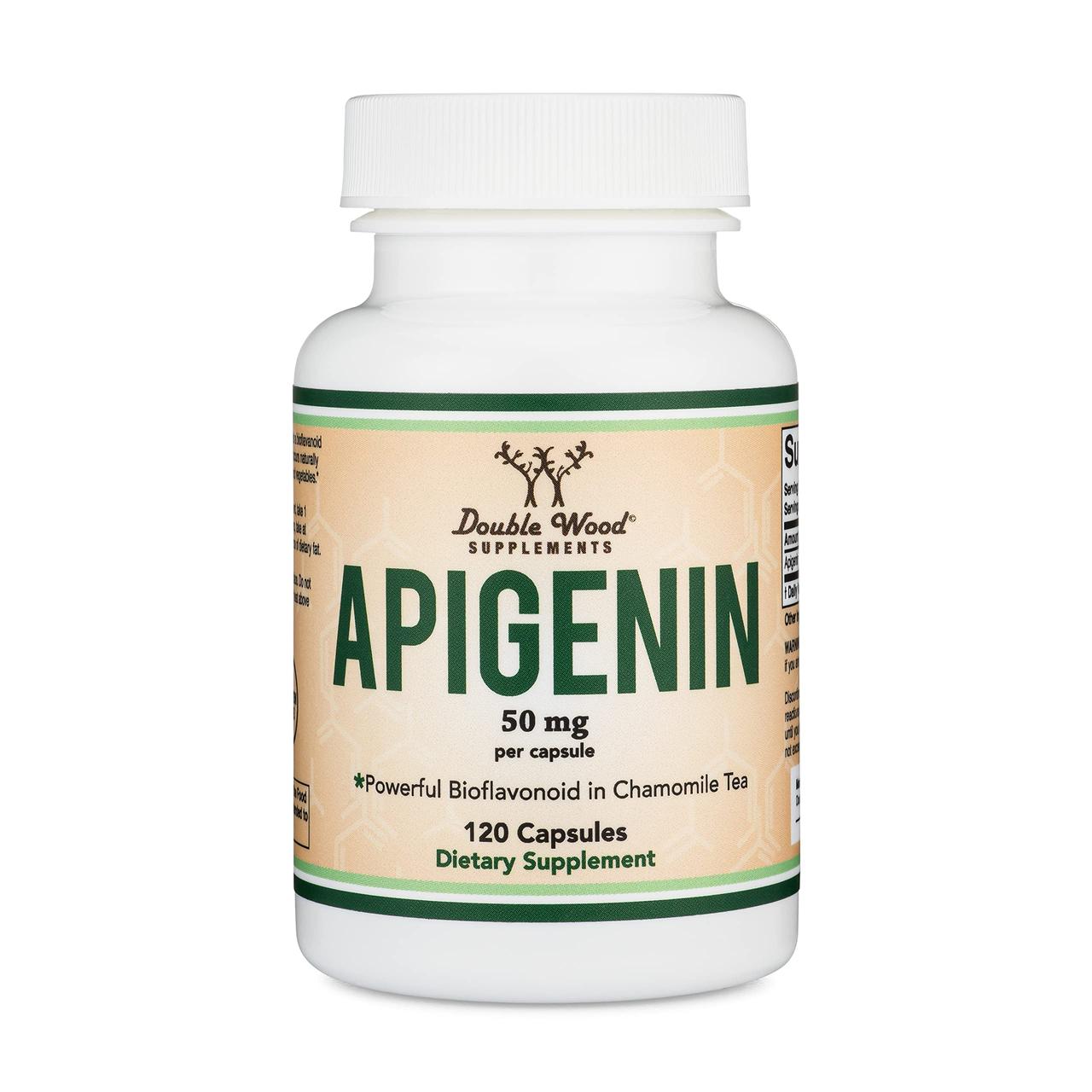 Апігенін Double Wood Apigenin 50 mg, 120capsules