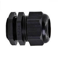 Сальник PG25 кабельний ввід d16-21мм IP68 чорний Techno Systems