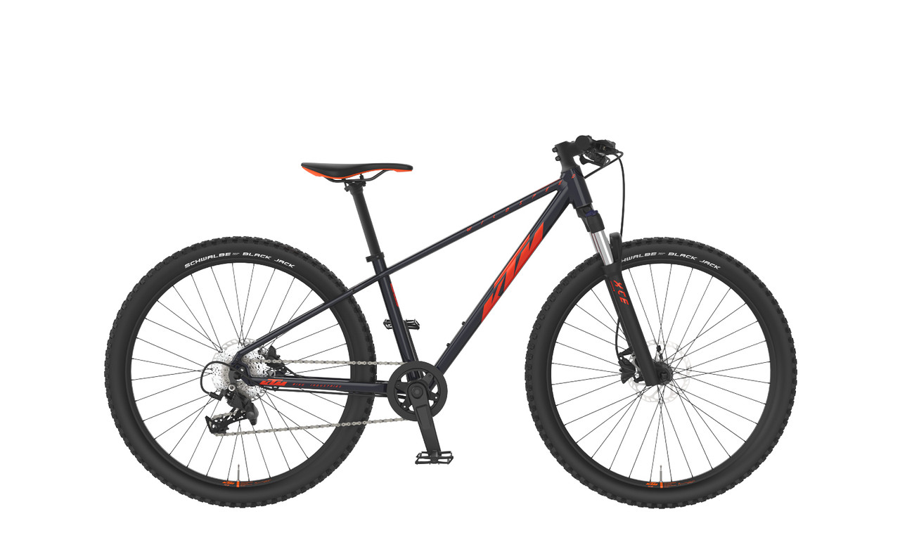 Велосипед KTM WILD SPEED DISC 26" рама 37, чорний (жовтогарячий), 2022, фото 1