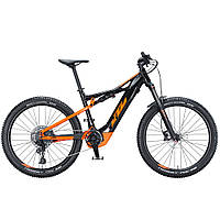 Электровелосипед KTM MACINA LYCAN 272 27" рама L/48, черный (оранжево-черный), 2021