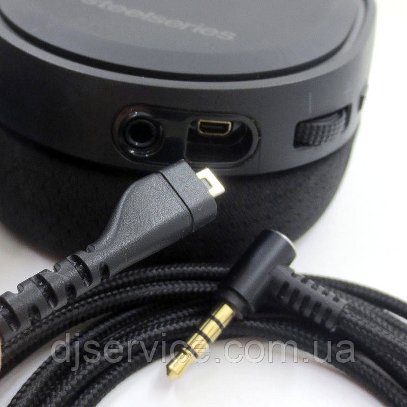 Шнур прямий в обплетенні для навушників SteelSeries Arctis 3 / 5 / 7 / 9X Arctis Pro Wireless
