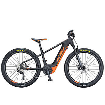 Електровелосипед KTM MACINA MINI ME 261 26" рама S/35, чорний (жовтогарячий), 2021