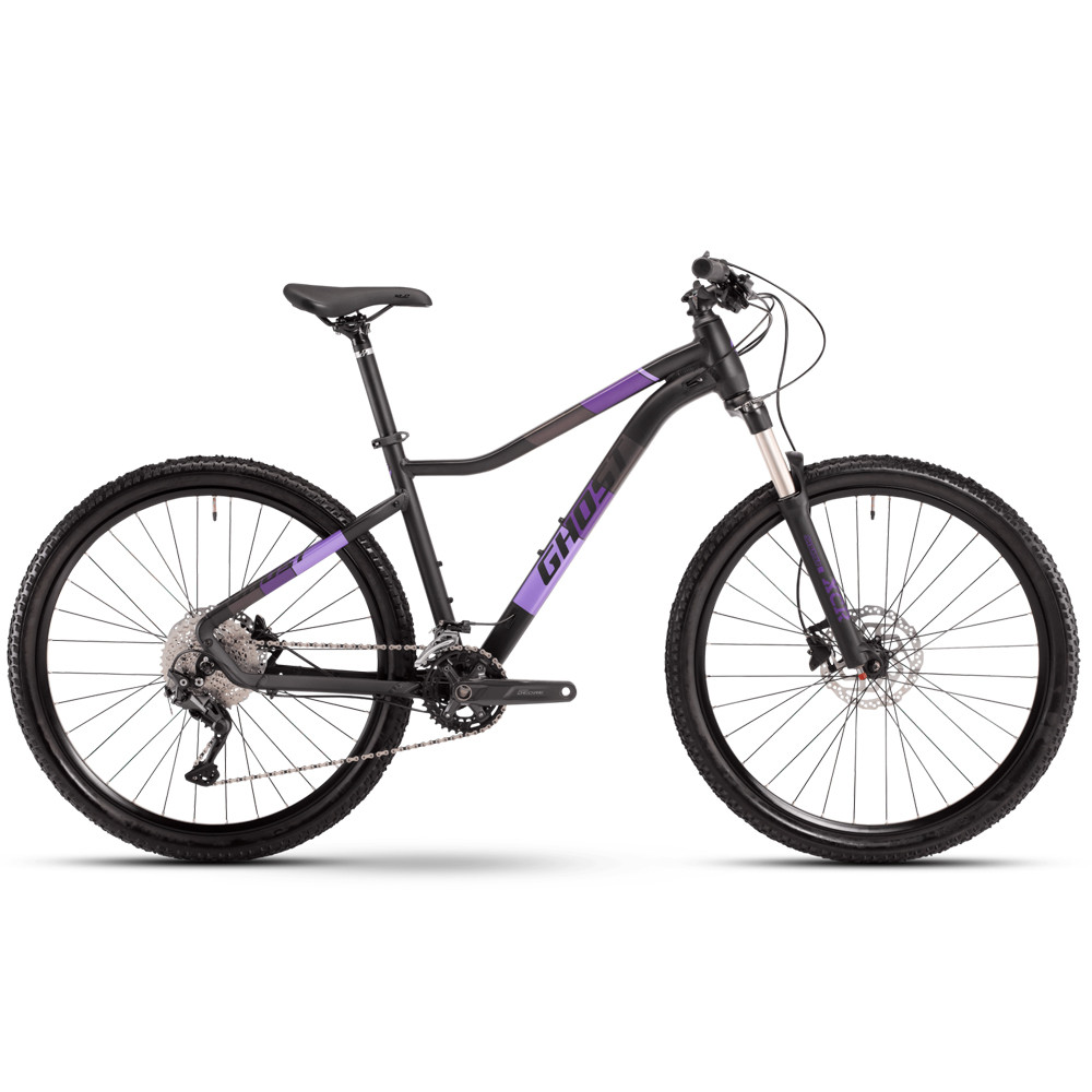Велосипед Ghost Lanao Advanced 27,5", рама S, чорно-фіолетовий, 2021, фото 1