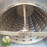 Кормоподрібнювач конусний ручний, коренерізка сталева 3мм на підшипниках, фото 5