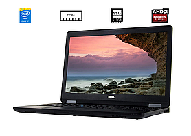 Ноутбук Dell Latitude E5570/15,6"IPS(1920x1080)/Intel Core i7-6600U 2.60GHz/16GB DDR4/SSD 512GB/AMD Radeon R7 M360