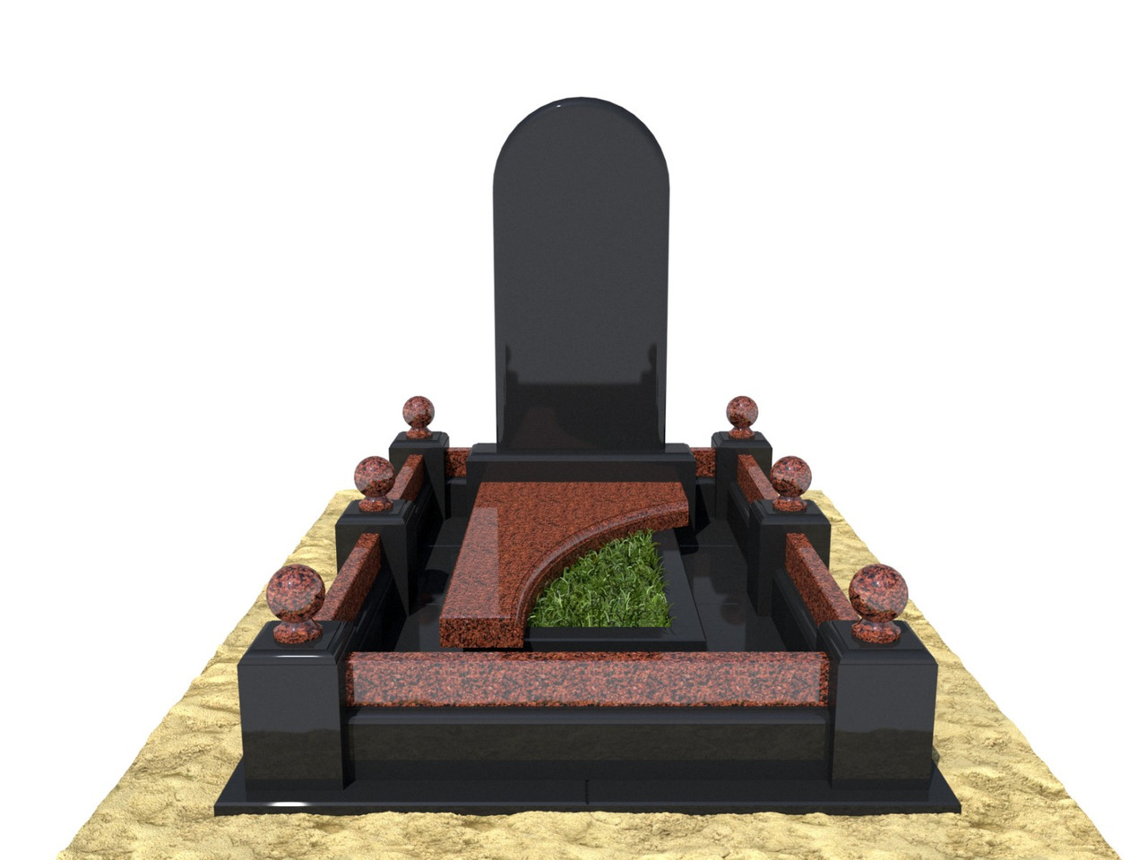 Пам'ятник 3D модель 38