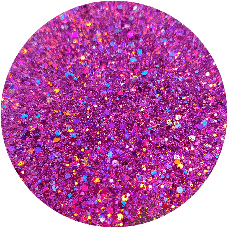 ГЛІТЕР СУХИЙ ГОЛОГРАФІЧНИЙ АЗАЛІЯ CHUNKY GLITTER 10 g, фото 6