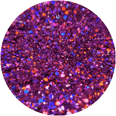 ГЛІТЕР СУХИЙ ГОЛОГРАФІЧНИЙ АЗАЛІЯ CHUNKY GLITTER 10 g, фото 5