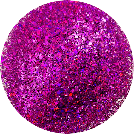 ГЛІТЕР СУХИЙ ГОЛОГРАФІЧНИЙ АЗАЛІЯ CHUNKY GLITTER 10 g, фото 1