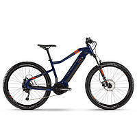 Электровелосипед Haibike SDURO HardSeven 1.5 i400Wh 9 s. Altus 27,5", рама XL, голубой-оранжевый-титан, 2020