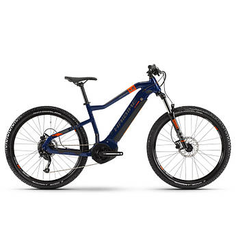 Електровелосипед Haibike SDURO HardSeven 1.5 i400Wh 9 s. Altus 27,5", рама XL, блакитний-жовтогарячий-титан, 2020