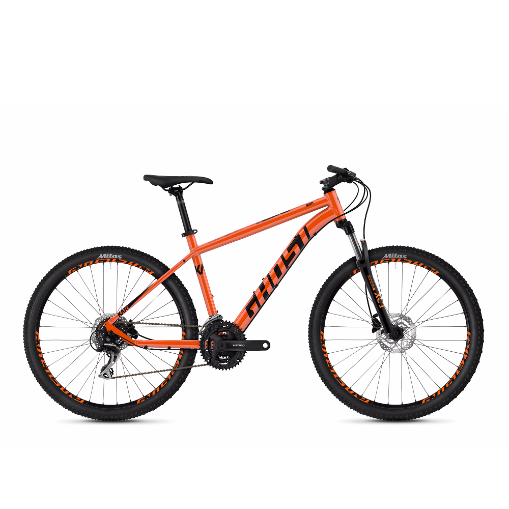 Велосипед Ghost Kato 2.4 24", KID, оранжево-черный, 2020 - фото 1 - id-p1926996832